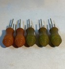 Vtg Bakelite Corn Cob Holders Set Of 5