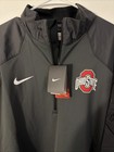 Nwt Nike Dri Fit Ohio State Buckeyes 1 3 Zip Pullover Light Jacket Wind Size Xl