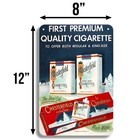 Vintage Chesterfield Cigarette 8 X 12 Inch Aluminum Tin Sign 4 Holes - Etin1396
