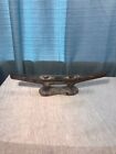 Vintage Antique Metal Boat Dock Cleat Nautical Maritime Tie Down Marine