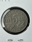 1926 - Canada - 5 Cent - Km 29 - Near 6 Coin Mp