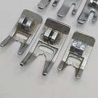 Lot Of 6 Vintage Industrial Sewing Machine Presser Foot Soles Singer Zipper Feet