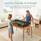 40in Tabletop Foosball Table  Compact Mini Arcade Table Hand Soccer For Kids And