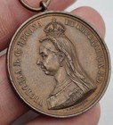 Rare Antique Bronze Clemens Emptmeyer 1887 Queen Victoria Golden Jubilee Medal