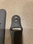 Original Genuine Oem Apple Watch Sport Band 42mm Black   Gray Ceramic Pin 44mm