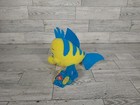 Vintage The Little Mermaid Flounder Beanbag Plush 6  Fish Doll Movie Applause 