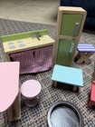 Kidkraft Wooden Dollhouse Doll Furniture Lot 22 Pieces