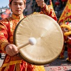 Hand Gong Handheld Gong With Mallet Sonorous For Stage Performances  Ceremonies