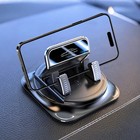 Car Phone Holder 360 Degree Rotation  Navigation Dashboard Mount Black