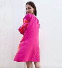 Nwt  94 Debbie Katz South Beach Fuchsia Elia Cotton Tunic Cover Up M
