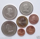 Cook Islands Coins Set Of 7 Pieces 2010 Unc
