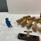 Vintage W  German Gutes Spielzeug Wooden Mini Farm Paturage Alpestre With Box
