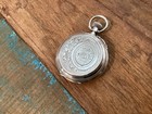 Vintage Coin Silver   800  Hunter Swiss Pocket Watch Running Condition