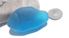 Sea Glass  Large Turquoise Blue Fish