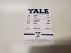 Js15 Yale University 2014 Football Pocket Schedule Card - Webster Bank