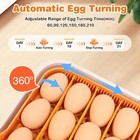 56 Egg Incubator For Hatching Eggs Automatic Egg Turning Temp   Humidity Control