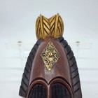 Hand Carved Ghana African Tribal Mask Wood Wall Art Decor Made In Ghana 19 Inch