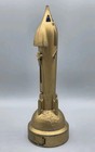 Vintage 1950s  satellite Bank  Mechanical Spring Action Rocket Bank - Duro Mold