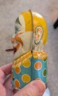 Rare Chein Clown Bank Tin Circus Clown Coin Bank Nickels Dimes Pennies Antique 