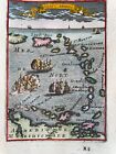 Caribbean 1683 Alain Manesson Mallet Antique Map 17th Century French Edition