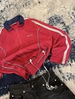 Vintage Champion Full Zip Track Jacket Mens Large Red