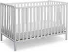 4-in-1 Convertible Crib Unisex-baby Greenguard Gold Certified Bianca White