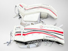 Reebok Premier 4 14k Jr Goalie Leg Pads 28 1 Lefevre White Red Black Hockey
