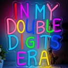 Happy Birthday Neon Sign 10 Year Birthday Led Neon Signs For Wall 