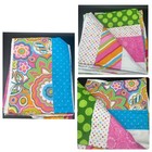 Boho Floral Baby Blanket Quilt 51    X 40    Cotton Nursery Playmat Bedding Throw