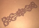 Antique Large Cast Iron Decorative Fence Panel 24x7 Architectural Salvage