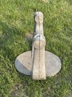 Railroad Steam Locomotive Train Bell Cradle   Yoke Aluminum Foundry Pattern B