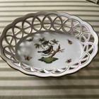 Herend Rothschild Bird Weave Basket 