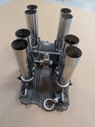 Vintage Hilborn 265-c-8d Sbc 23   Big 2  Fuel  Injection Injector W Chrome Stacks