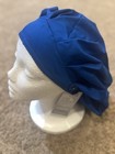 Vital Threads Scrub Hat Bouffant Style Violet Blue