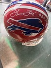 Thurman Thomas Signed Autographed Bills Throwback Full Size Replica Helmet Jsa