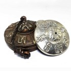 Tibetan Buddhist Tingsha Cymbals Reiki Bell Chime Metal Cover Nepal Meditation