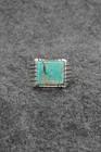 Turquoise   Sterling Silver Ring - Trevor Jack - Size 9 5