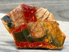 Three  3  Cherry Creek Red Creek Jasper Slabs - Lapidary Rough Slabs Cabbing  3