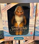 Lot Of  7  Snow White   The Seven Dwarfs Dolls In Box Disney Mattel 1992 Vintage