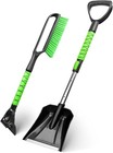  Snow Brush And Emergency Snow Shovel For Car  Extendable Snow 39 Inch Green