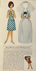  vintage 1964 Lot Of 4 Betsy Mccall   s Magazine Paper Dolls 4 Single Pages Uncut