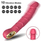 Realistic G Spot Dildo Vibrator Clit Massager Anal Stimulator Sex Toys For Women