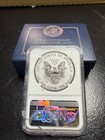2019 W American Silver Eagle Enhanced Reverse Pr  Pride Of Two Nations Pcgs Pr70