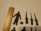 Very Rare Bendable Army Vintage Toy Rubber Soldiers   Accessories Lot