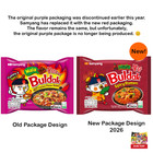 Buldak  pack 5  Samyang Korean Hot Chicken Ramen     Extra Spicy Korean Noodles