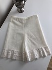 Super Cute Vintage 1950s 1960s White Panty Girdle Xs S Lace Trim No Garters