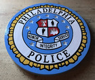 Police Philadelphia Old Style 3d Routed Wood Patch Plaque Sign Custom