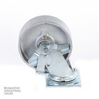 6  X 2  Swivel Casters Semi-steel Wheel Brake 1200 Lbs Each Heavy Duty Tool  4 