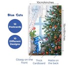 Collectible Postcards - Mymagicard Blue Cat  Set Of 10 Cards Set  19