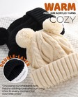 Toddler Winter Hat Pom Pom Beanie Knitted Warm Hats For Baby Kids Boys Girls